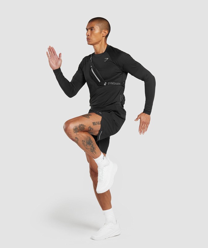 Gymshark Speed 7" Shorts Korte Broek Heren Zwart | ZPKF36912