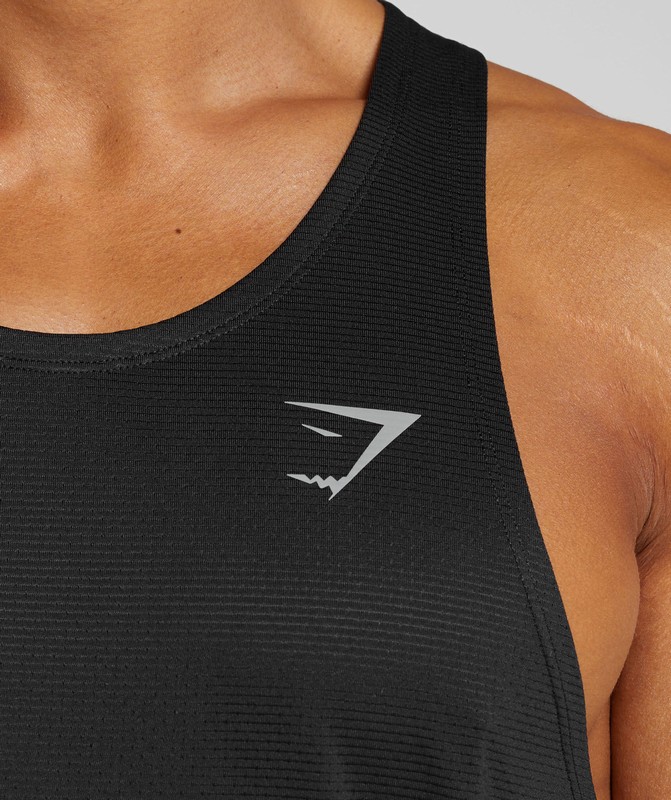 Gymshark Speed Tank Tanktop Heren Zwart | VUCX06814