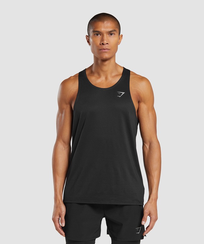 Gymshark Speed Tank Tanktop Heren Zwart | VUCX06814