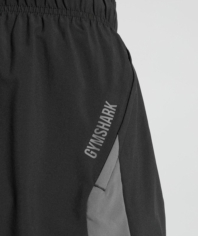 Gymshark Sport 5" Shorts Korte Broek Heren Zwart | SGFL37501