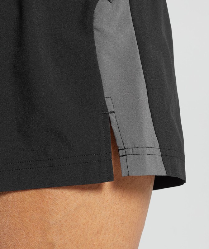 Gymshark Sport 5" Shorts Korte Broek Heren Zwart | SGFL37501