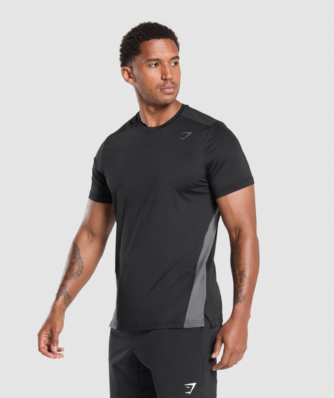 Gymshark Sport T-Shirt T-Shirt Heren Zwart | RPZC67513