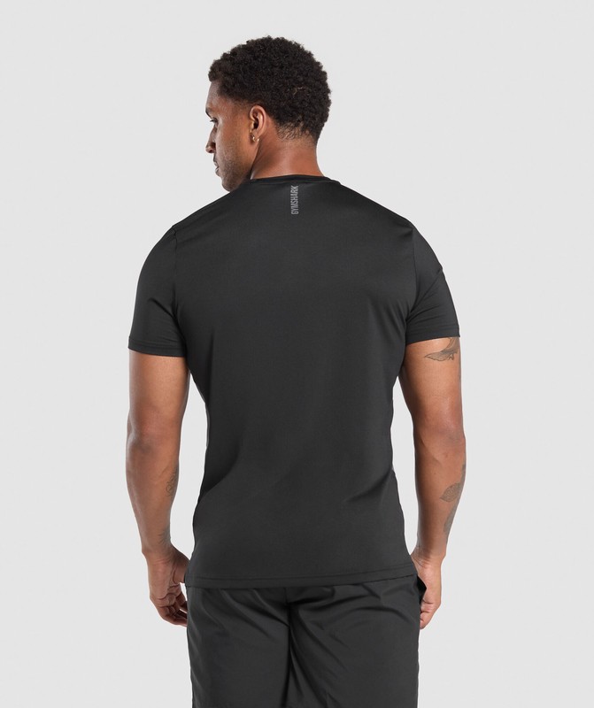 Gymshark Sport T-Shirt T-Shirt Heren Zwart | RPZC67513