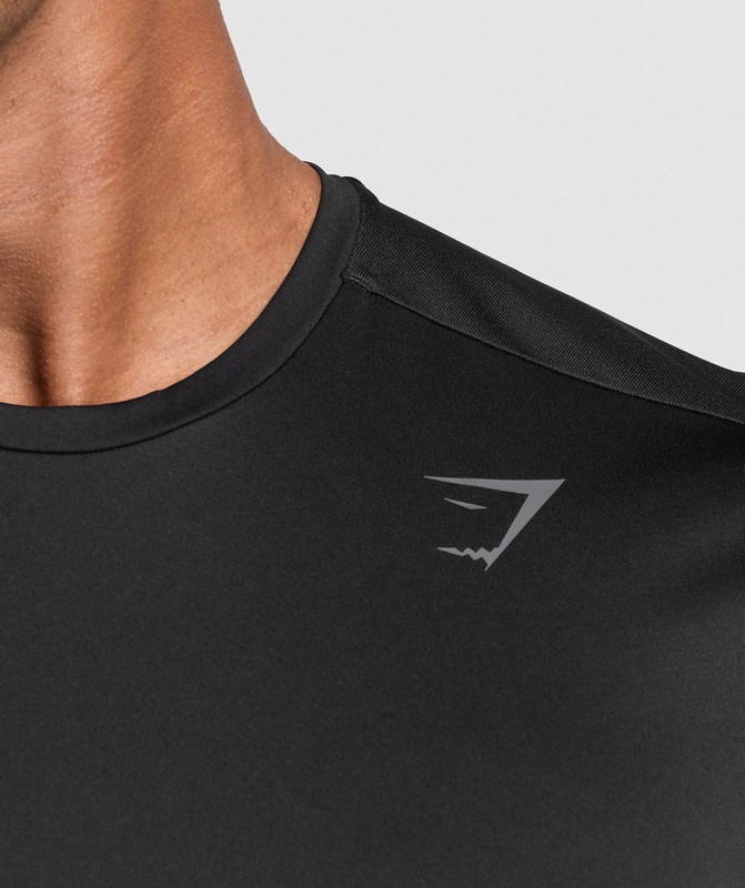 Gymshark Sport T-Shirt T-Shirt Heren Zwart | RPZC67513