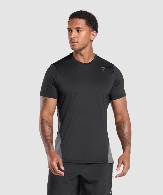 Gymshark Sport T-Shirt T-Shirt Heren Zwart | RPZC67513