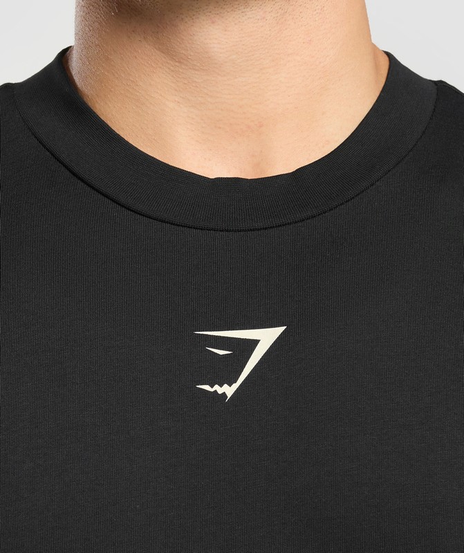 Gymshark Strength Department Graphic T-Shirt T-Shirt Heren Zwart | FKZG23548
