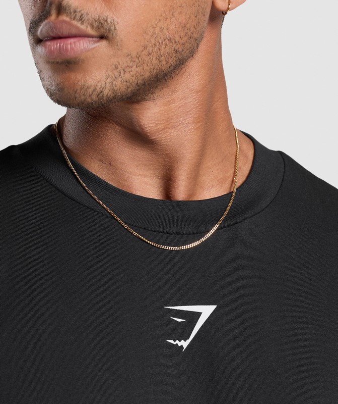 Gymshark Strength Dept Graphic T-Shirt T-Shirt Heren Zwart | LRDC27184
