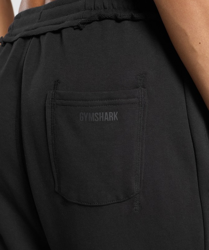 Gymshark Superset Oversized Joggers Joggingbroek Dames Zwart | PBIT29706