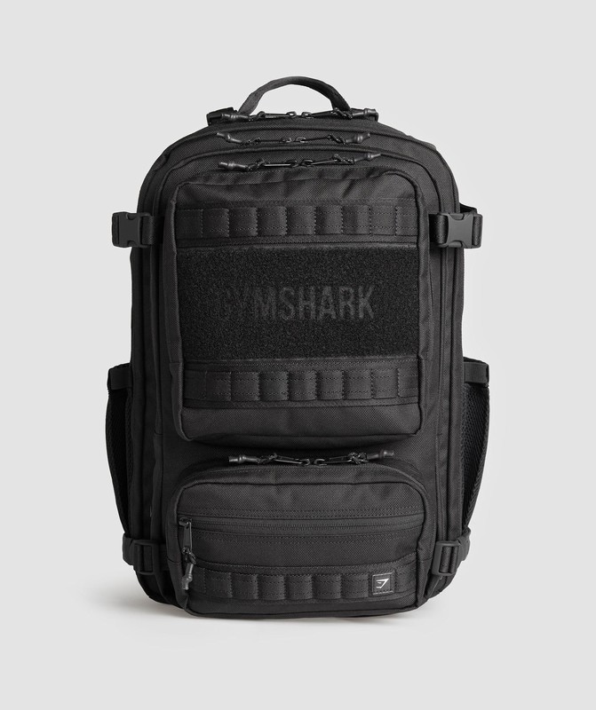 Gymshark Tactical Backpack Rugzak Dames Zwart | DQKB18724
