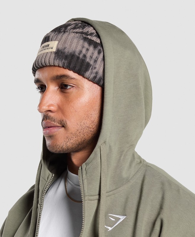 Gymshark Tie Dye Beanie Muts Dames Zwart | LXRN04937