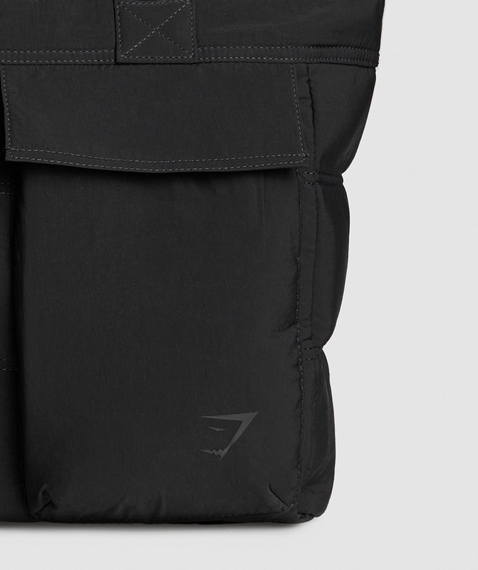 Gymshark Tote Bag Tas Dames Zwart | ITRJ91075