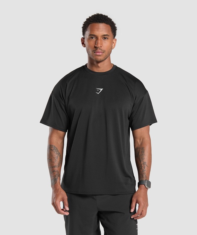 Gymshark Training Department Performance T Shirt T-Shirt Heren Zwart | HJVL71638