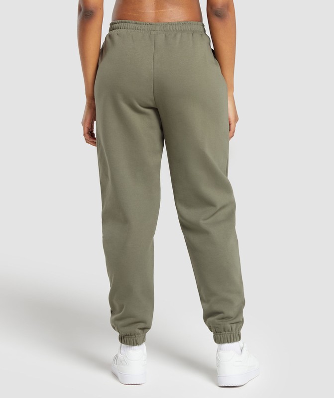 Gymshark Training Fleece Jogger Joggingbroek Dames Groen | BREU73158