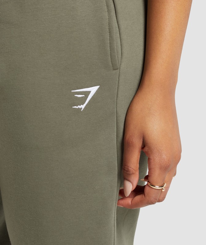 Gymshark Training Fleece Jogger Joggingbroek Dames Groen | BREU73158
