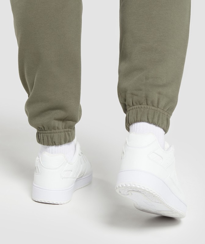 Gymshark Training Fleece Jogger Joggingbroek Dames Groen | BREU73158