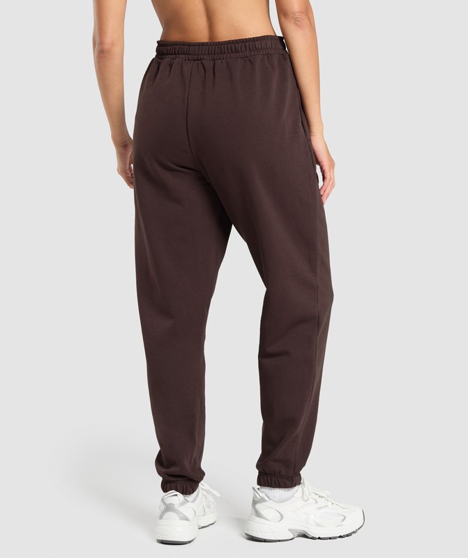Gymshark Training Fleece Joggers Joggingbroek Dames Bruin | XHOZ19623