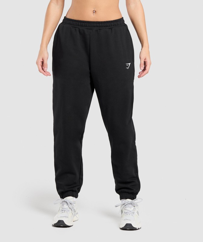 Gymshark Training Fleece Short Joggers Joggingbroek Dames Zwart | UOBJ52478