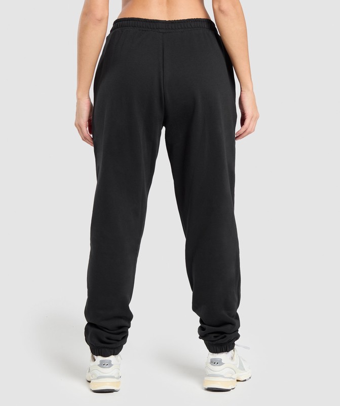 Gymshark Training Fleece Tall Joggers Joggingbroek Dames Zwart | XFUW32948