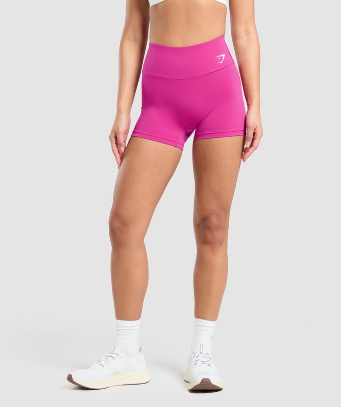 Gymshark Training Shorts Korte Broek Dames Roze | ROBH58427