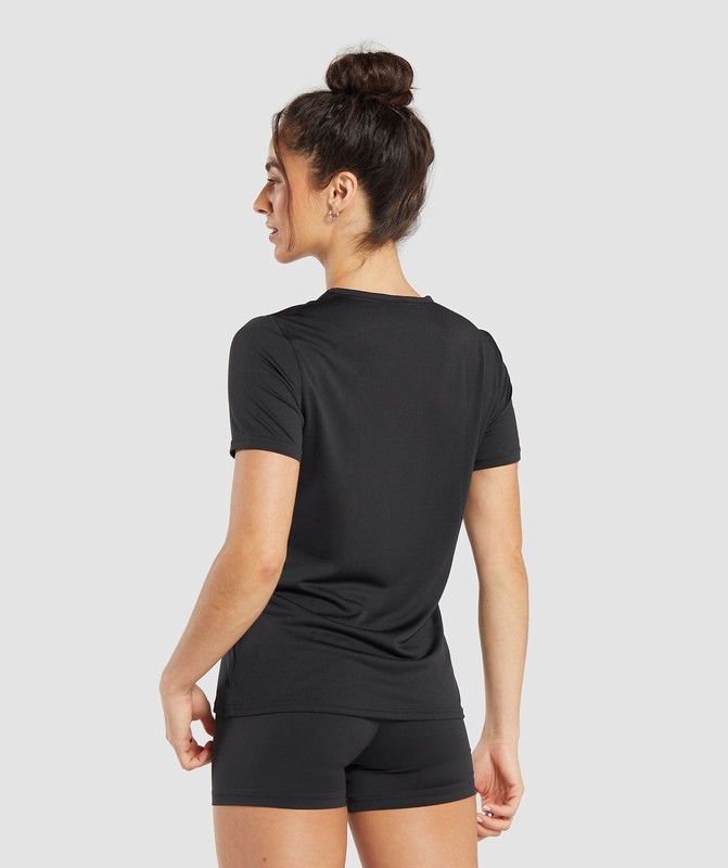 Gymshark Training T-Shirt T-Shirt Dames Zwart | GECJ15237