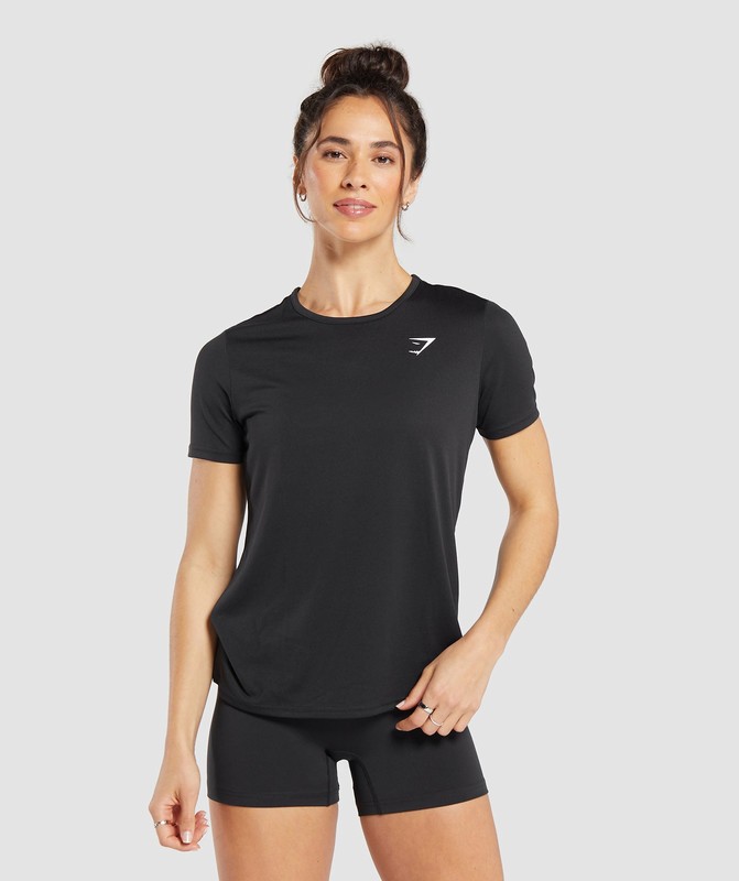 Gymshark Training T-Shirt T-Shirt Dames Zwart | GECJ15237