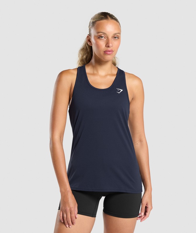 Gymshark Training Tank Tanktop Dames Blauw | AKRC96812