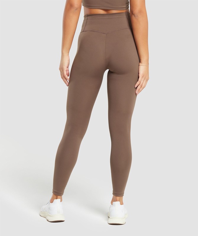 Gymshark Training V Waistband Leggings Leggings Dames Bruin | OFEC17968