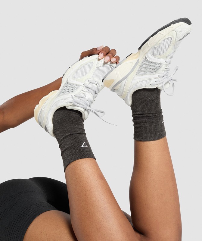 Gymshark Vital Crew Single Sokken Dames Zwart | KTEY31265