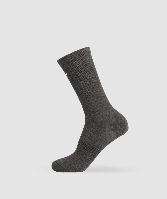 Gymshark Vital Crew Single Sokken Dames Zwart | KTEY31265
