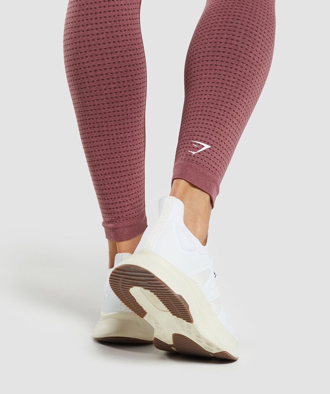 Gymshark Vital Seamless Leggings Leggings Dames Bordeaux Roze | DWPI32597