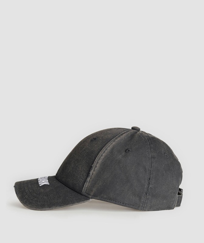 Gymshark Washed Cap Pet Dames Zwart | RMYW03872