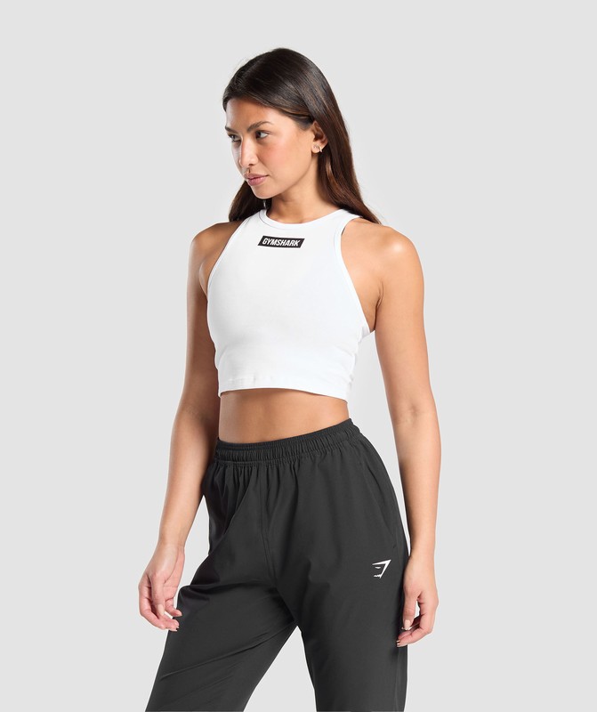 Gymshark Wordmark Crew 3Pk Sokken Dames Wit | BYLR94683