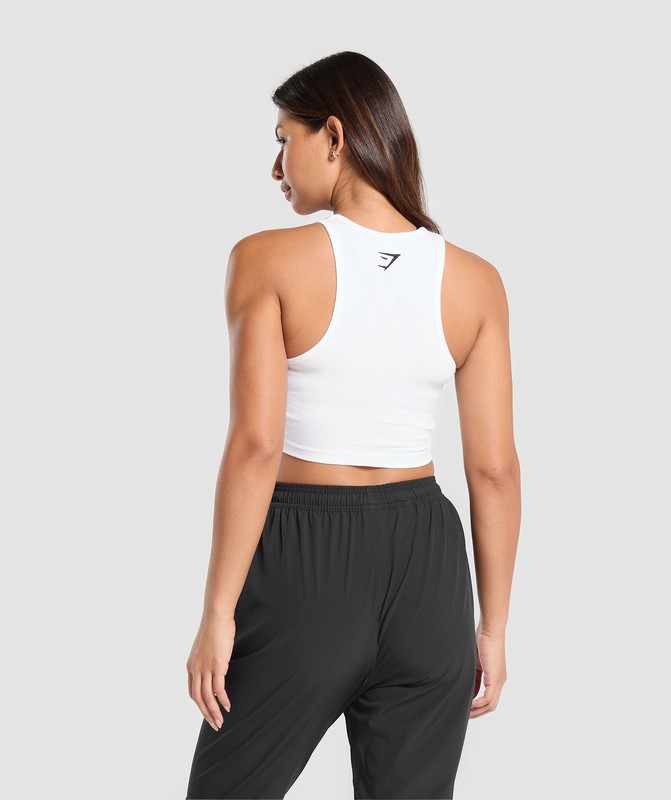 Gymshark Wordmark Crew 3Pk Sokken Dames Wit | BYLR94683