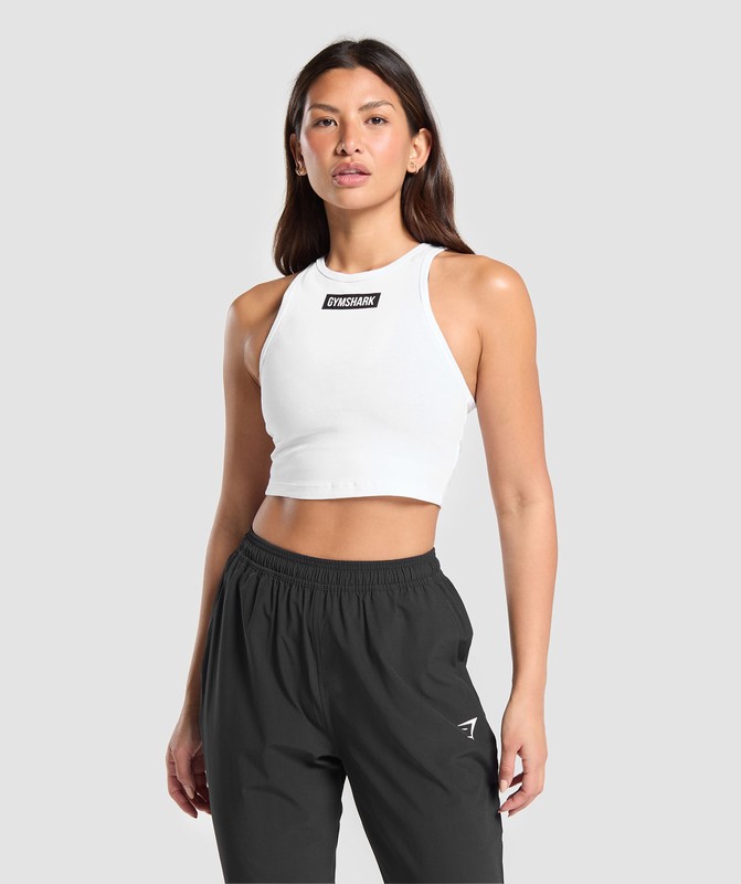 Gymshark Wordmark Crew 3Pk Sokken Dames Wit | BYLR94683