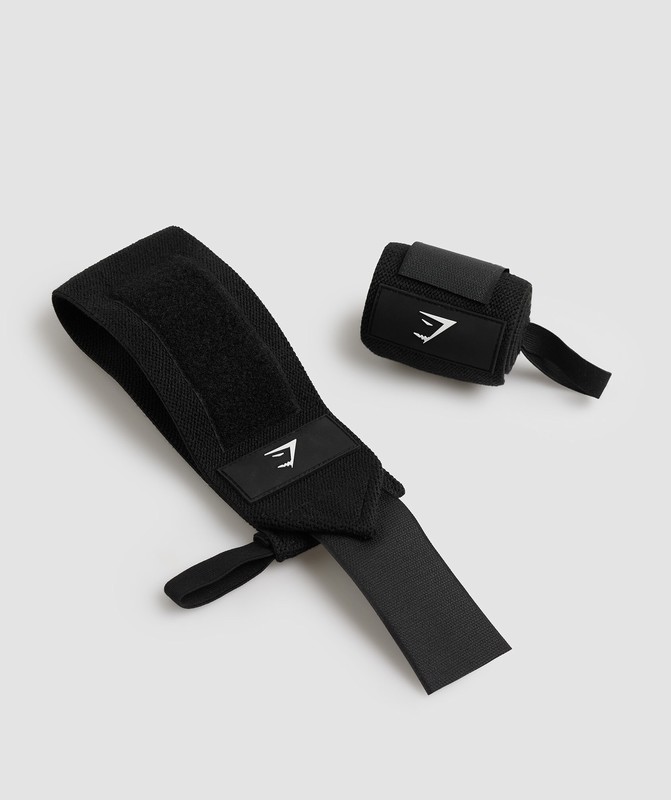 Gymshark Wrist Straps Wrist Straps Heren Zwart | NSZY06875
