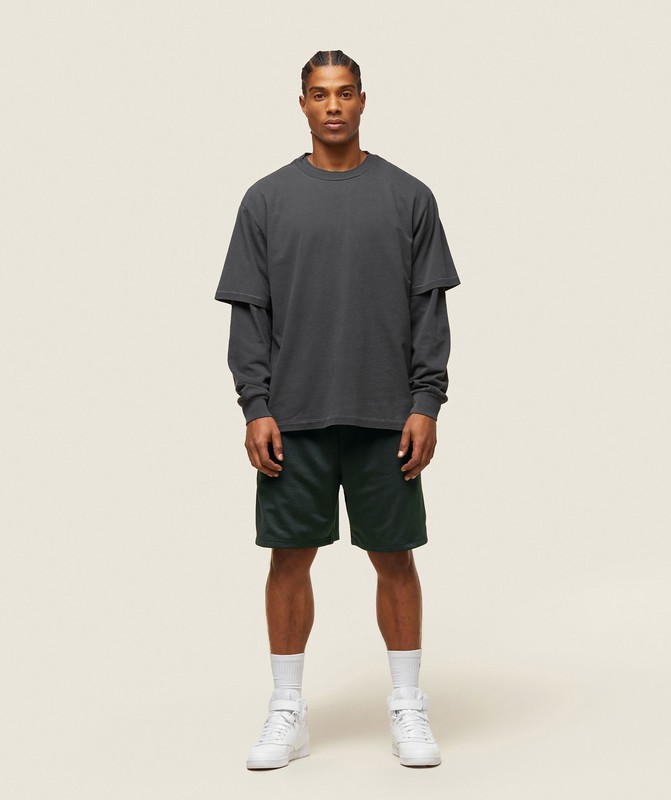 Gymshark everywear Basketball Shorts Korte Broek Heren Groen | USPF09632