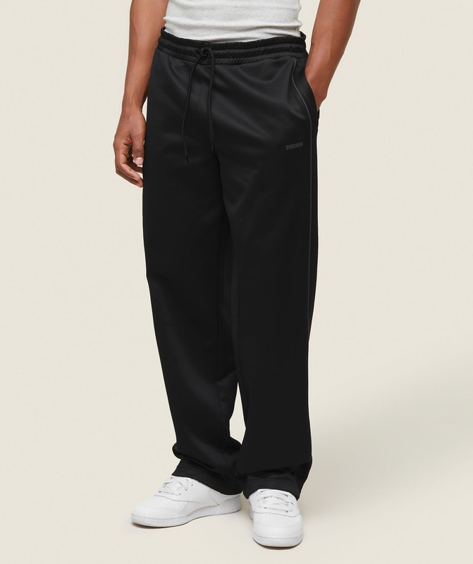 Gymshark everywear Track Pants Broek Heren Zwart Wit | KVEU16892